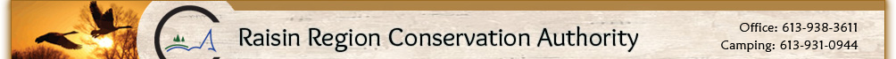 Raisin Region Conservaton Authority (RRCA). Tel: 613-938-3611
